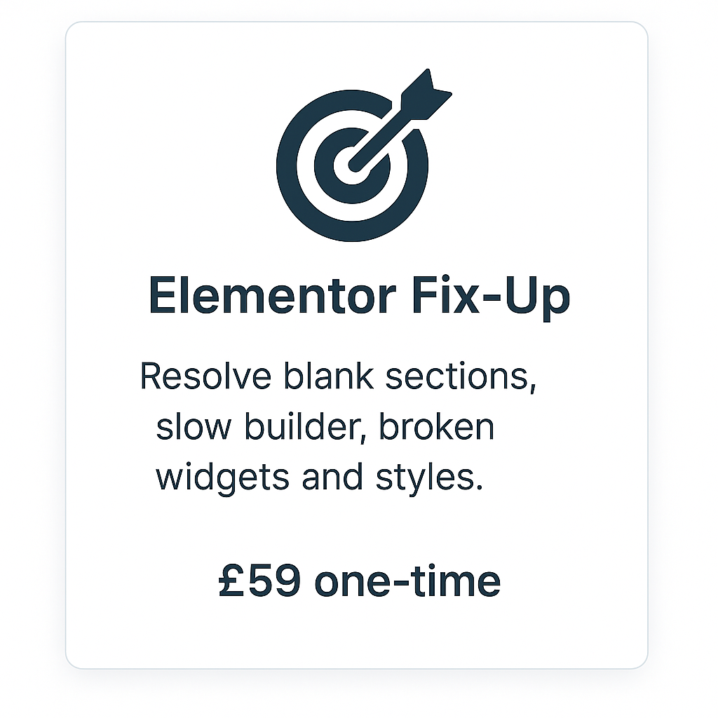 Elementor Fix-Up